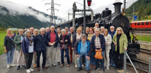 Senioren unterwegs: vom Genfersee zum Furkapass