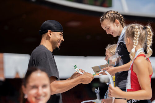 Sophia Mathis schafft Hattrick beim UBS Kids Cup