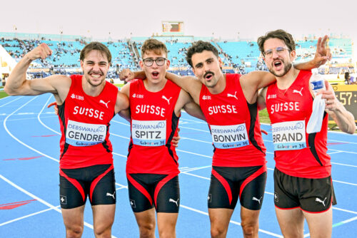 4×400-m-Männerstaffel bricht fast 27-jährigen Schweizer Rekord