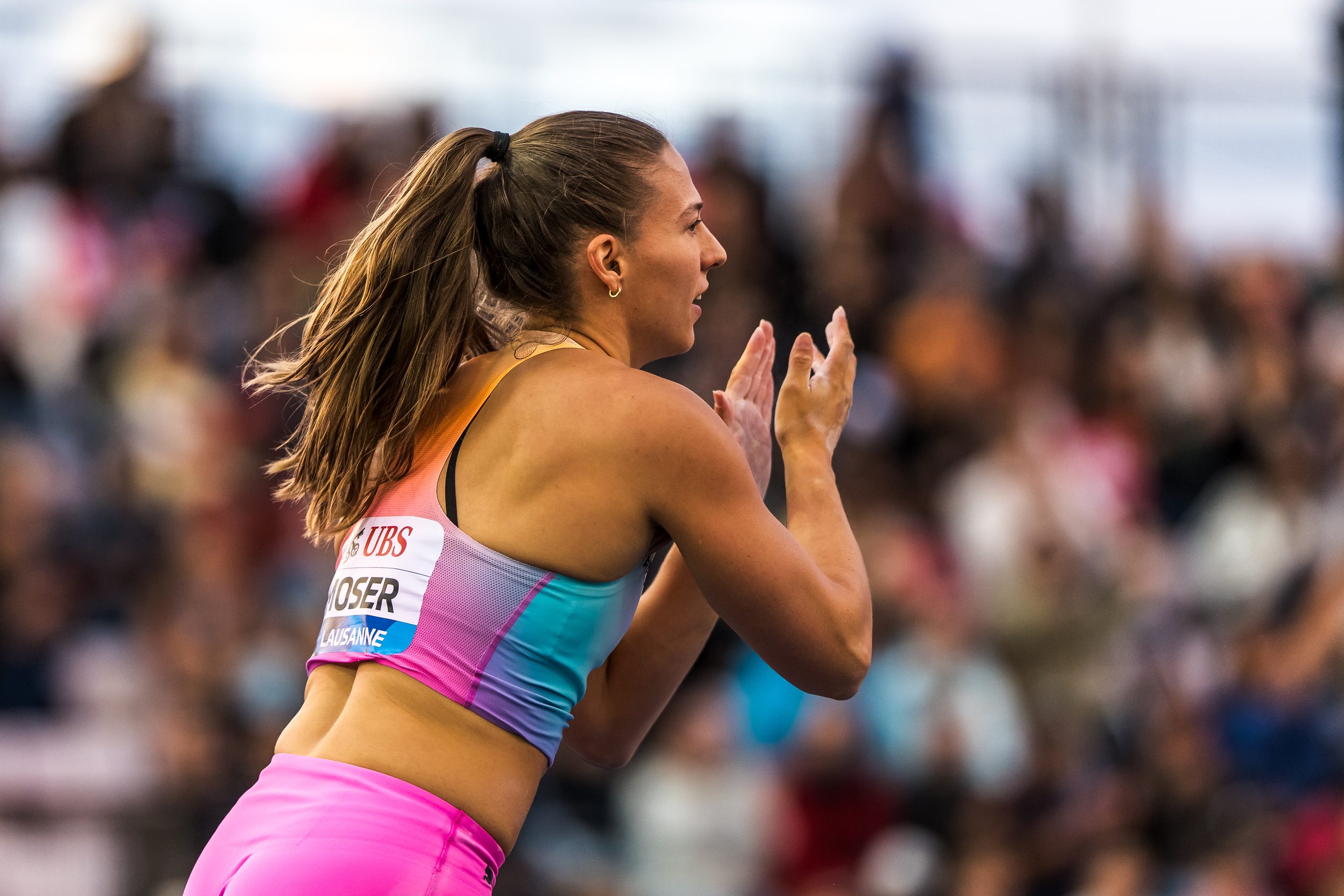Athletissima Lausanne: Angelica Moser schnuppert am Sieg