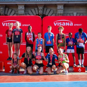 LCZ feiert drei Visana Sprint Champions auf dem Berner Bundesplatz